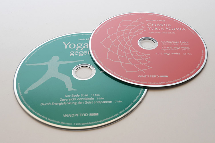 Grafikdesign zweier CDs